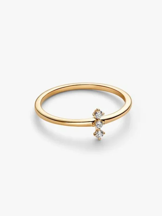 Pandora Era Lab-Grown Diamond Trio Ring - Picture 2 of 5